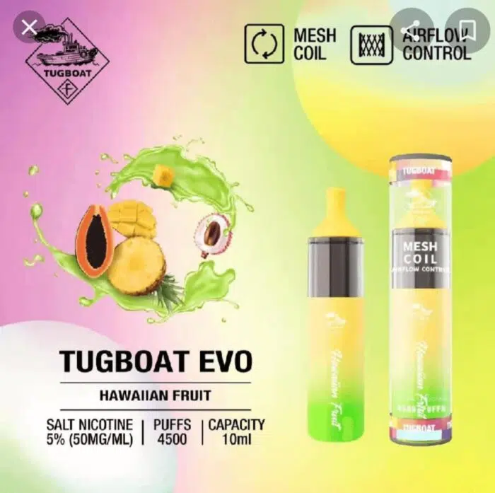 TUGBOAT EVO 4500PUFFS(تقبوت ابو٤٥٠٠ بفص) - Image 8