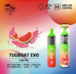 all flavours of tugbat evo 4500puffs lush ice