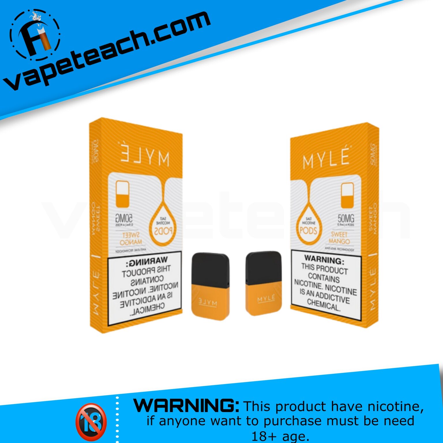 Myle V4 Pod Sweet Mango Flavor Available In Best Price