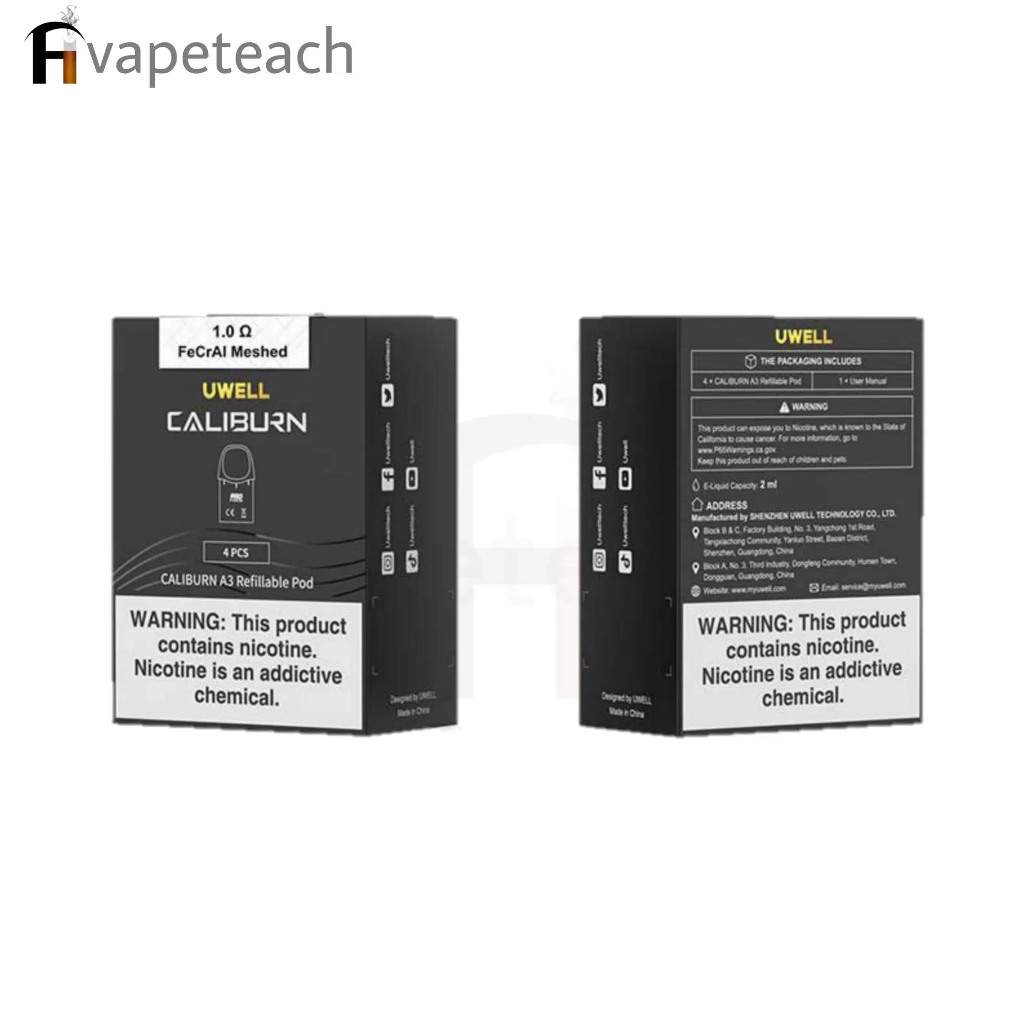 Uwell-caliburn-a3-refilleable-empty-pod-cartridge