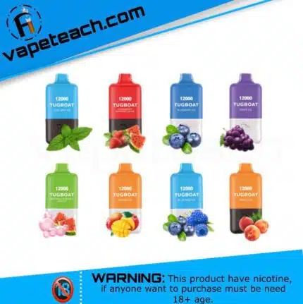 TUGBOAT SUPER 12000 PUFFS DISPOSABLE VAPE
