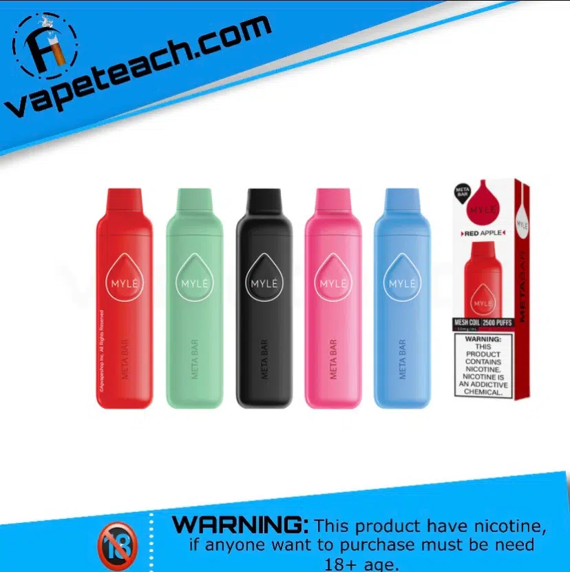 Myle Meta Bar 2500 Puffs Disposable Vape