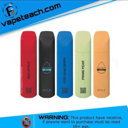 Myle Micro Bar 1500 puffs 2% (20mg) Disposable Vape