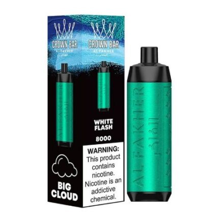 Al Fakher Vape Crown Bar Big Cloud 8000 Puffs 5% Nicotine Disposable Vape  