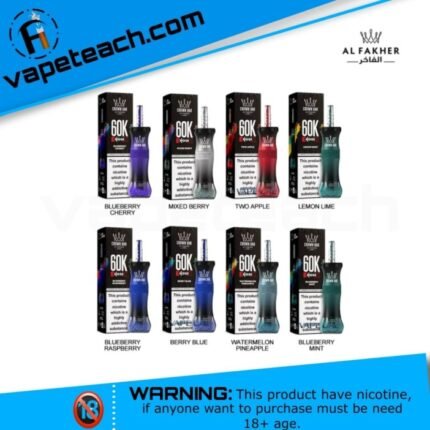 Al Fakher E Hose X 60000 Puffs Crown Bar Hookah Disposable Vape in UAE 