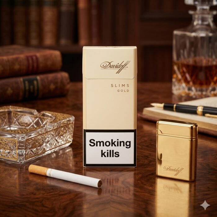 Davidoff Gold Slims cigarette premium tobacco in Dubai, UAE