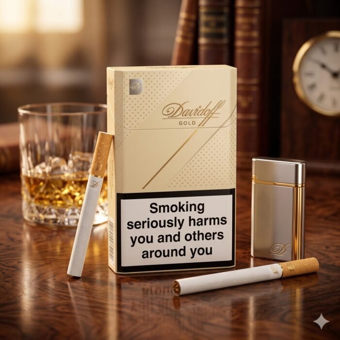 Davidoff cigarette Gold premium tobacco in Dubai, UAE