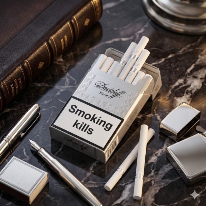 Davidoff cigarette Silver premium tobacco in Dubai, UAE