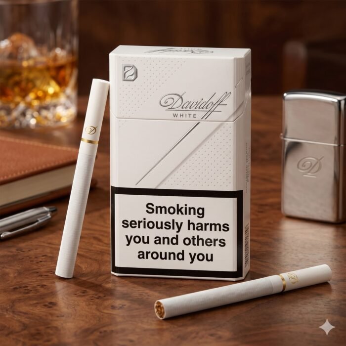Davidoff White cigarette premium tobacco in Dubai, UAE