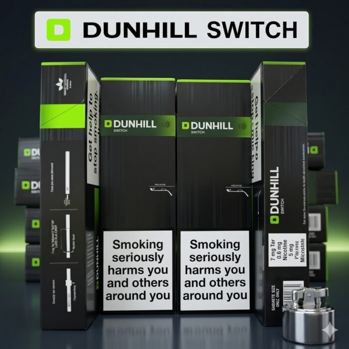 Dunhill Switch Green Cigarettes Premium Tobacco Blend