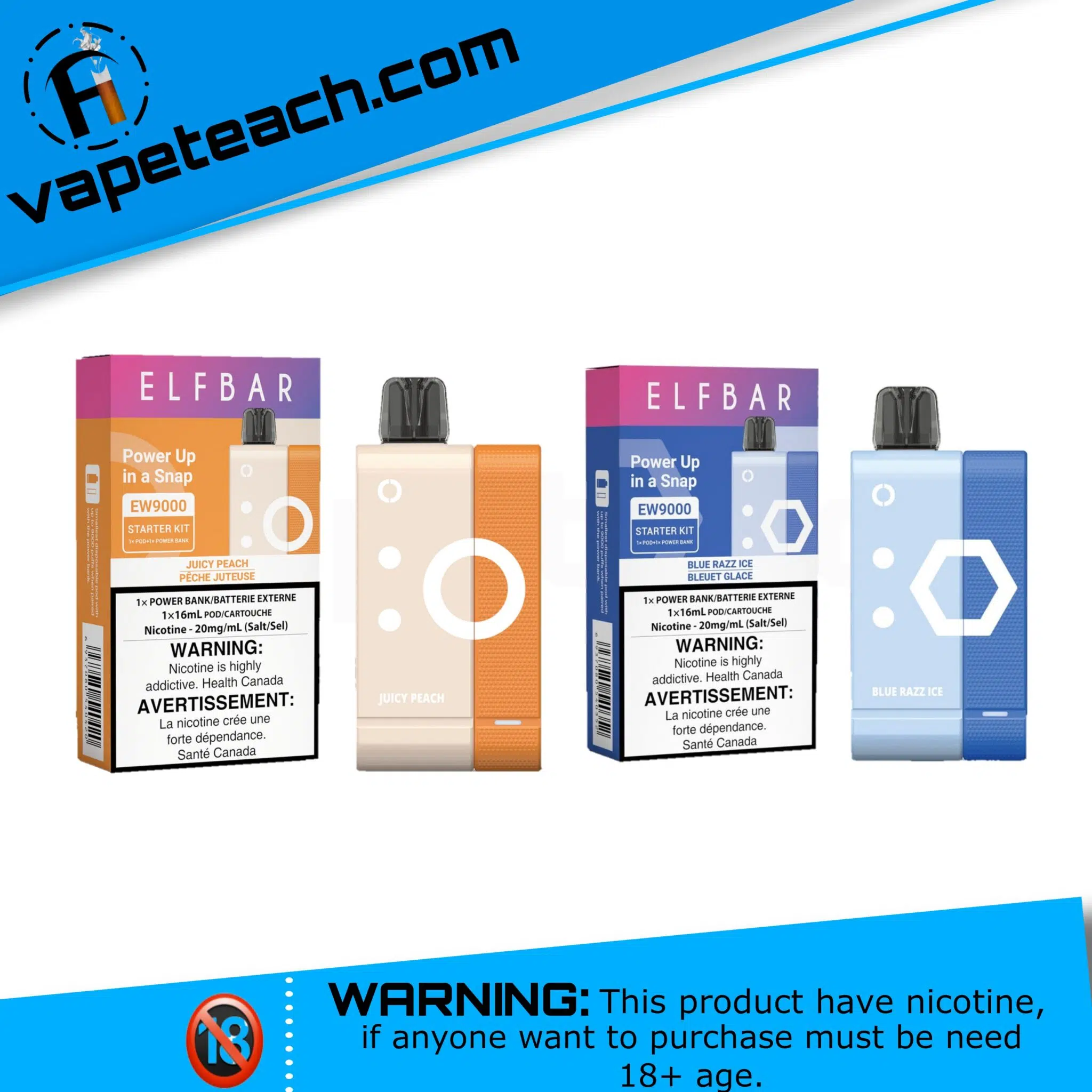 Elf Bar EW9000 Puffs Disposable Vape