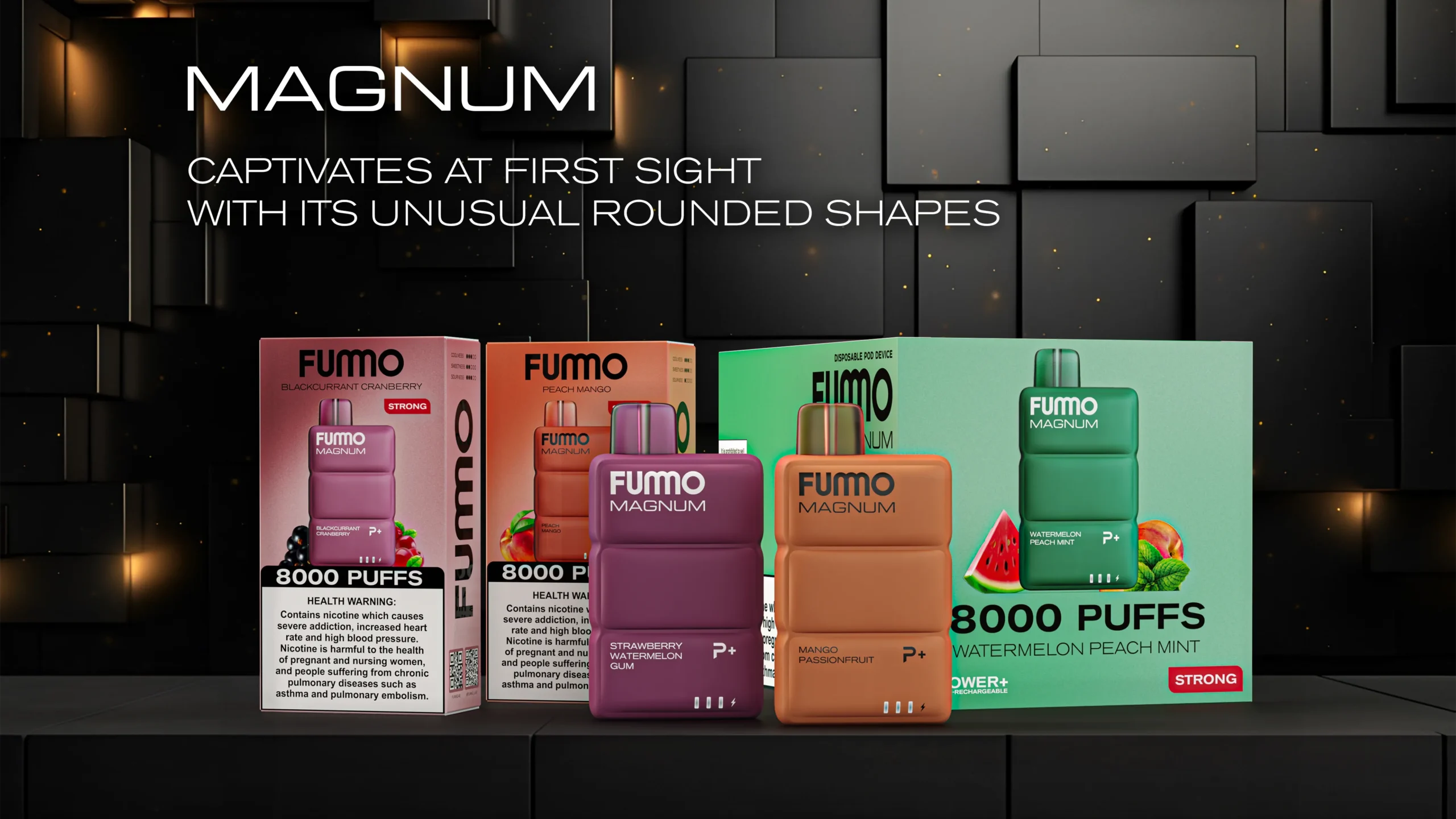 FUMMO Magnum 8000 Puffs 20mg (2%) Nicotine Disposable Vape 
