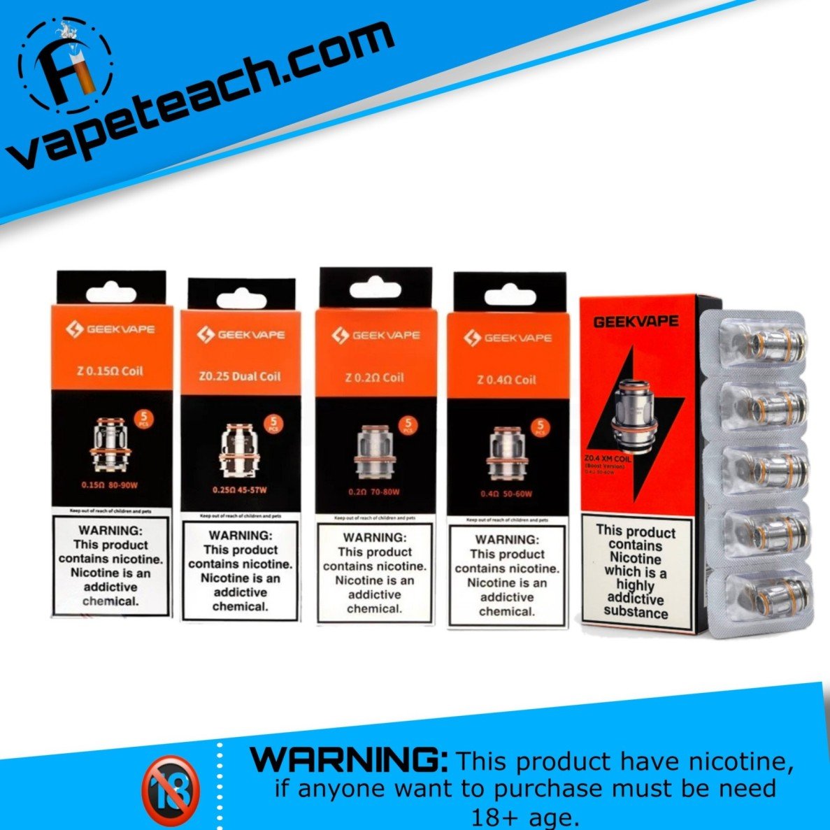 Geekvape Z Series Coil in Dubai UAE