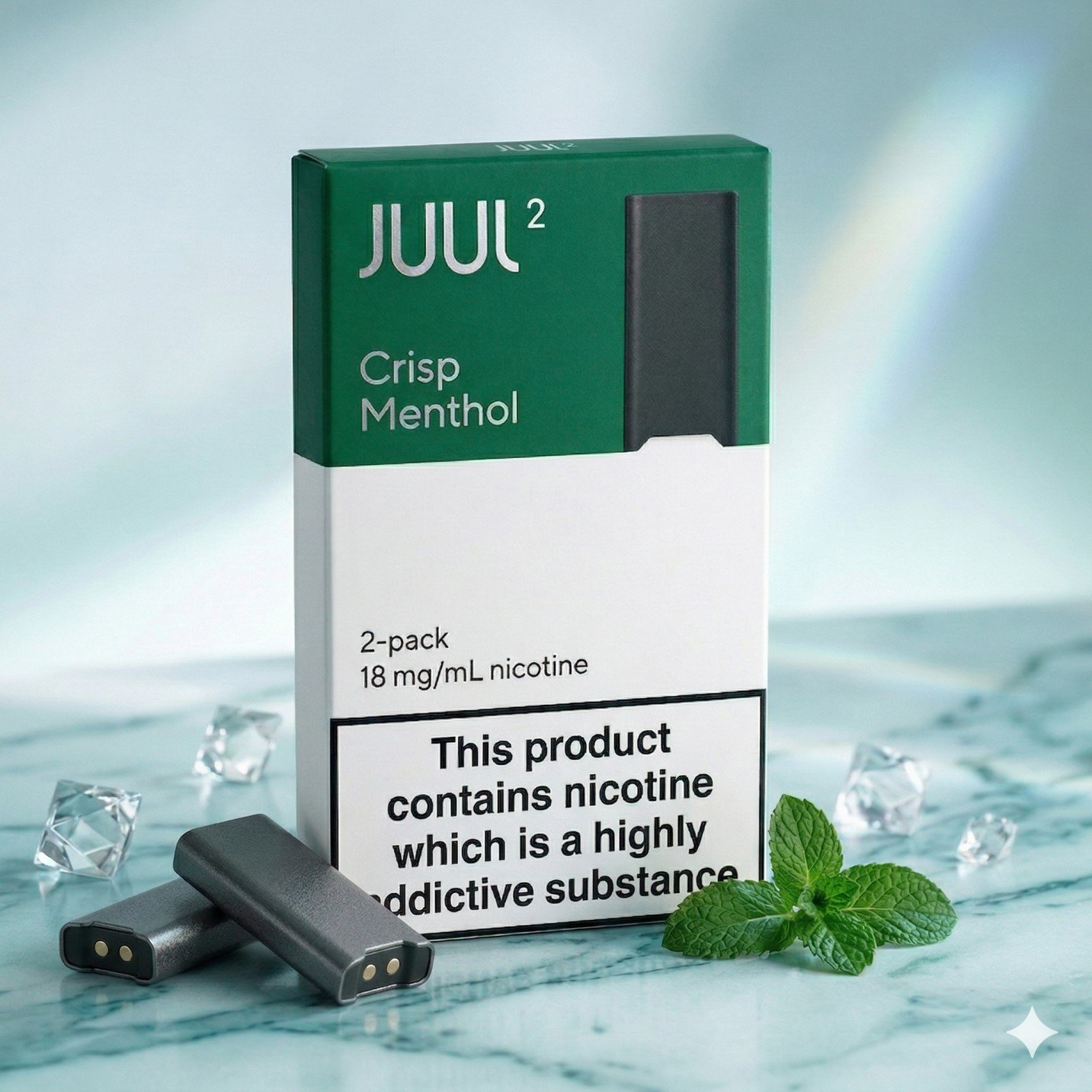 JUUL 2 Crisp Menthol Pods | Fast Delivery Dubai, Abu Dhabi & UAE