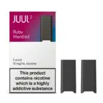 Juul 2 Ruby Menthol Pods 18mg Nicotine