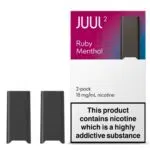 Juul 2 Ruby Menthol Pods 18mg Nicotine