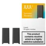 JUUL2 Summer Menthol pods 18mg nicotine