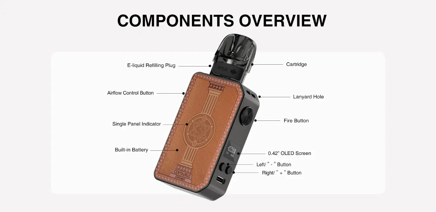 LOST VAPE CENTAURUS E40 MAX Pod Kit