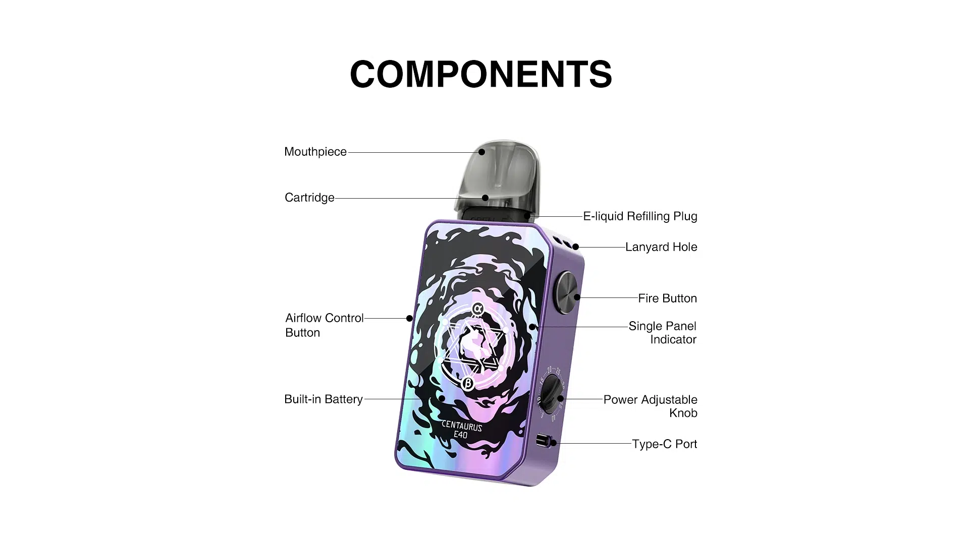 Lost Vape CENTAURUS E40 Pod Kit