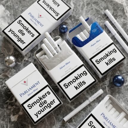 Parliament Cigarettes Aqua & Silver Blue in Dubai, UAE 