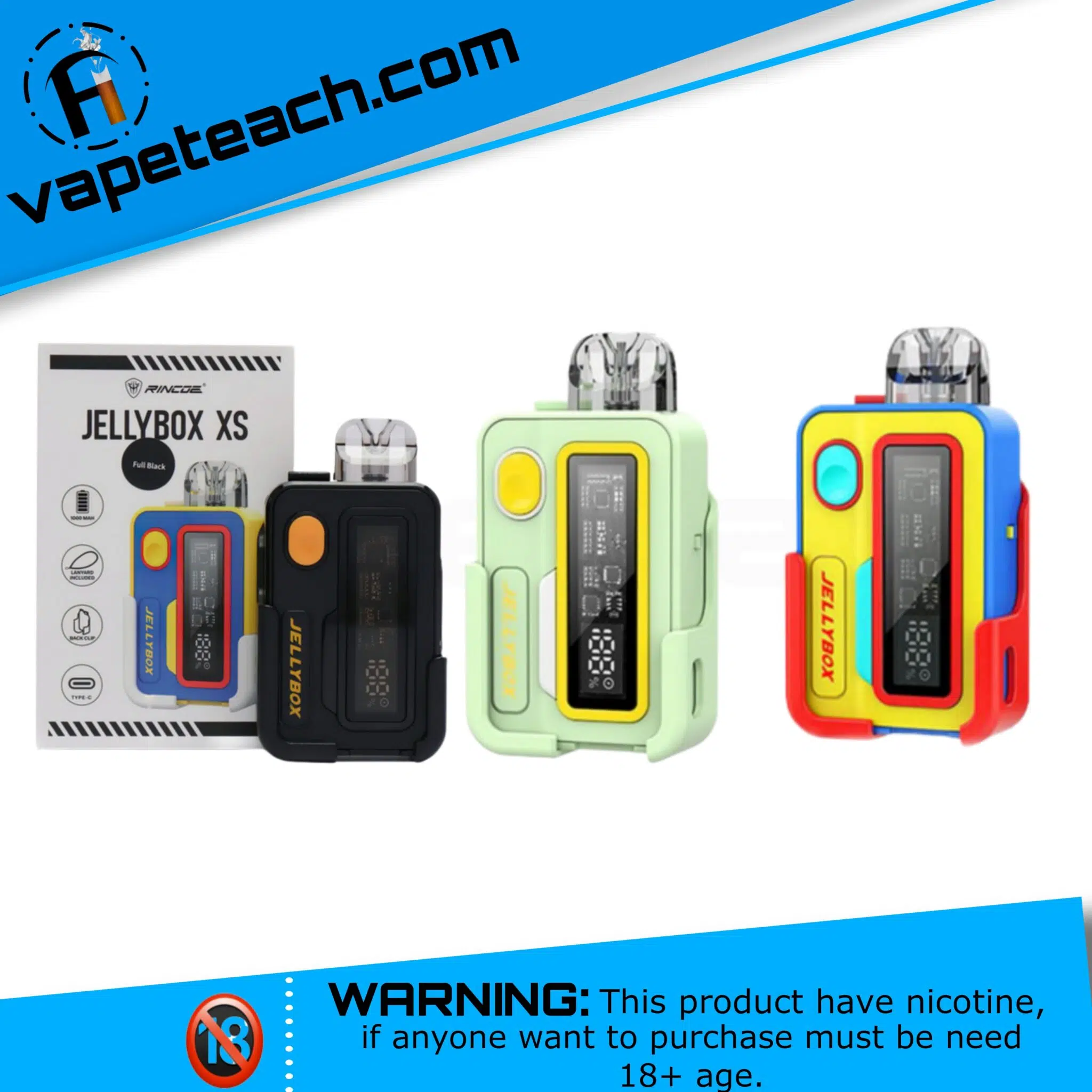 RINCOE JELLYBOX XS POD KIT DEVICE