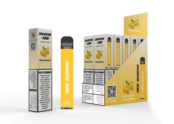 SMOOTH 3000 PUFFS DISPOSABLE VAPE 20MG 2%
