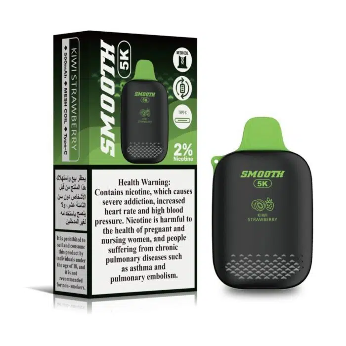 Smooth 5k Disposable Vape 5000 Puffs 20mg 2% Nicotine