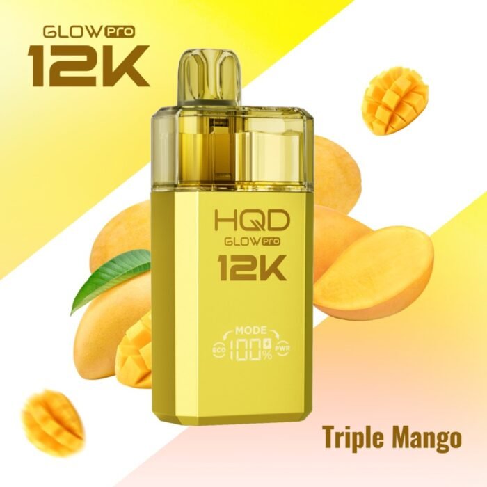 HQD Glow PRO 12K Puffs Disposable Vape (Replaceable Pod System) 20mg in UAE 