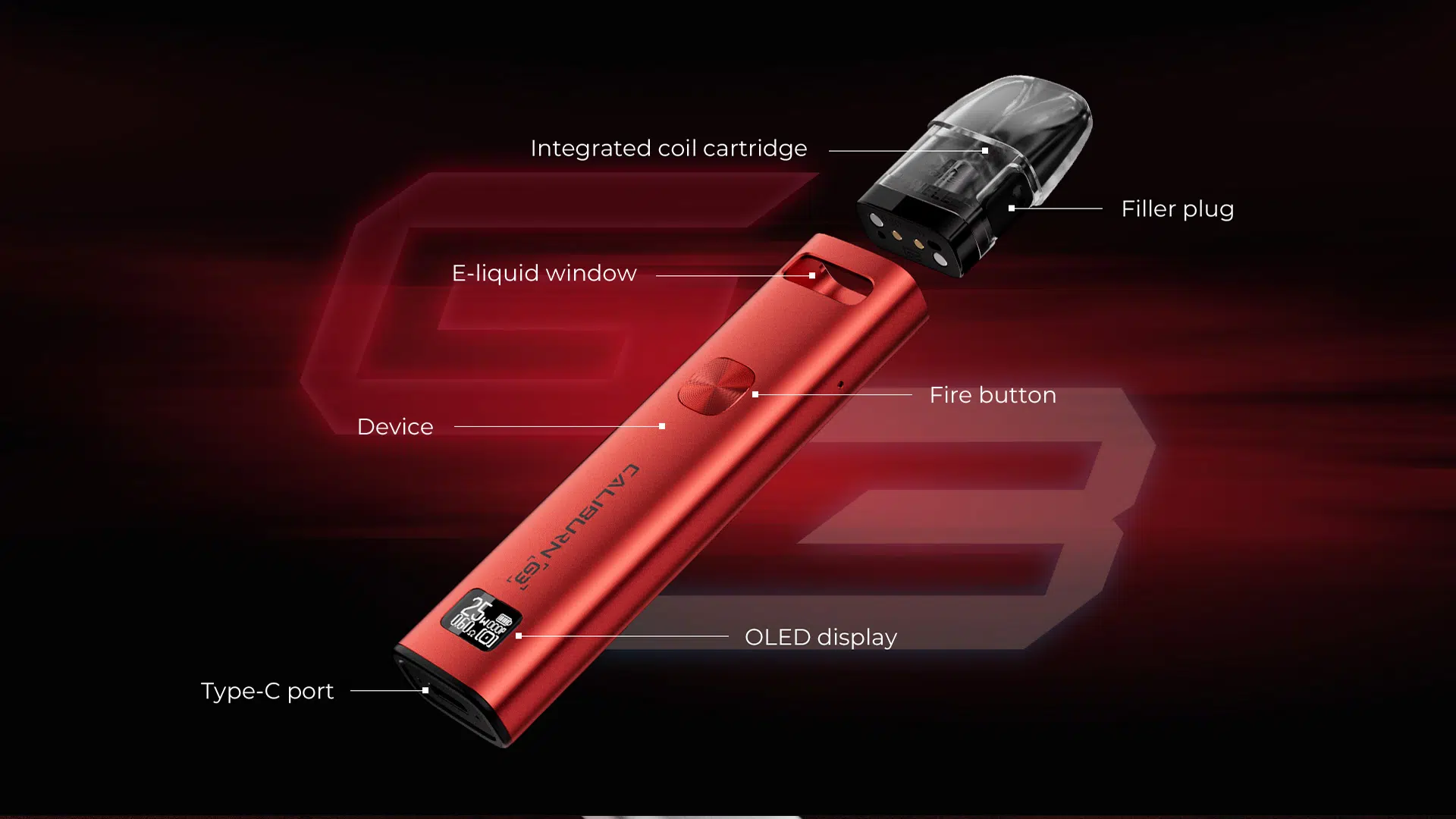 Uwell Caliburn G3 Pod System Kit 