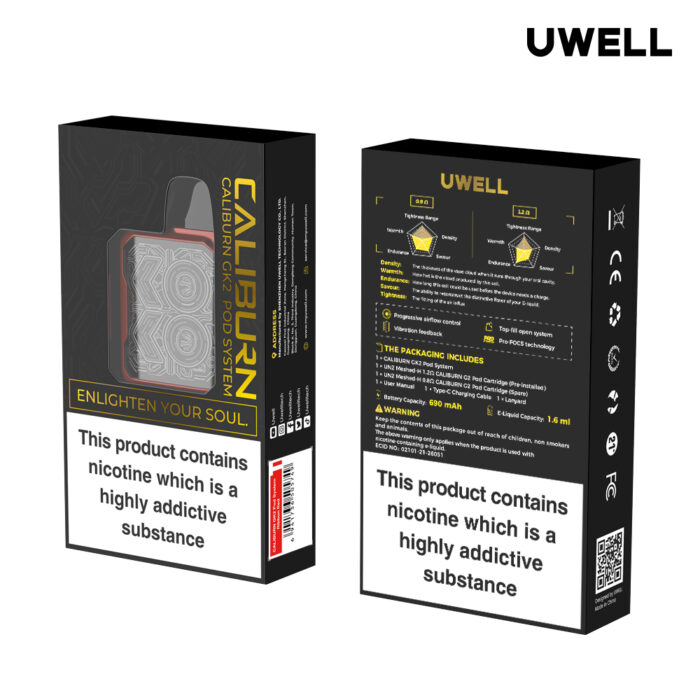 Uwell Caliburn Gk2 Pod System Kit