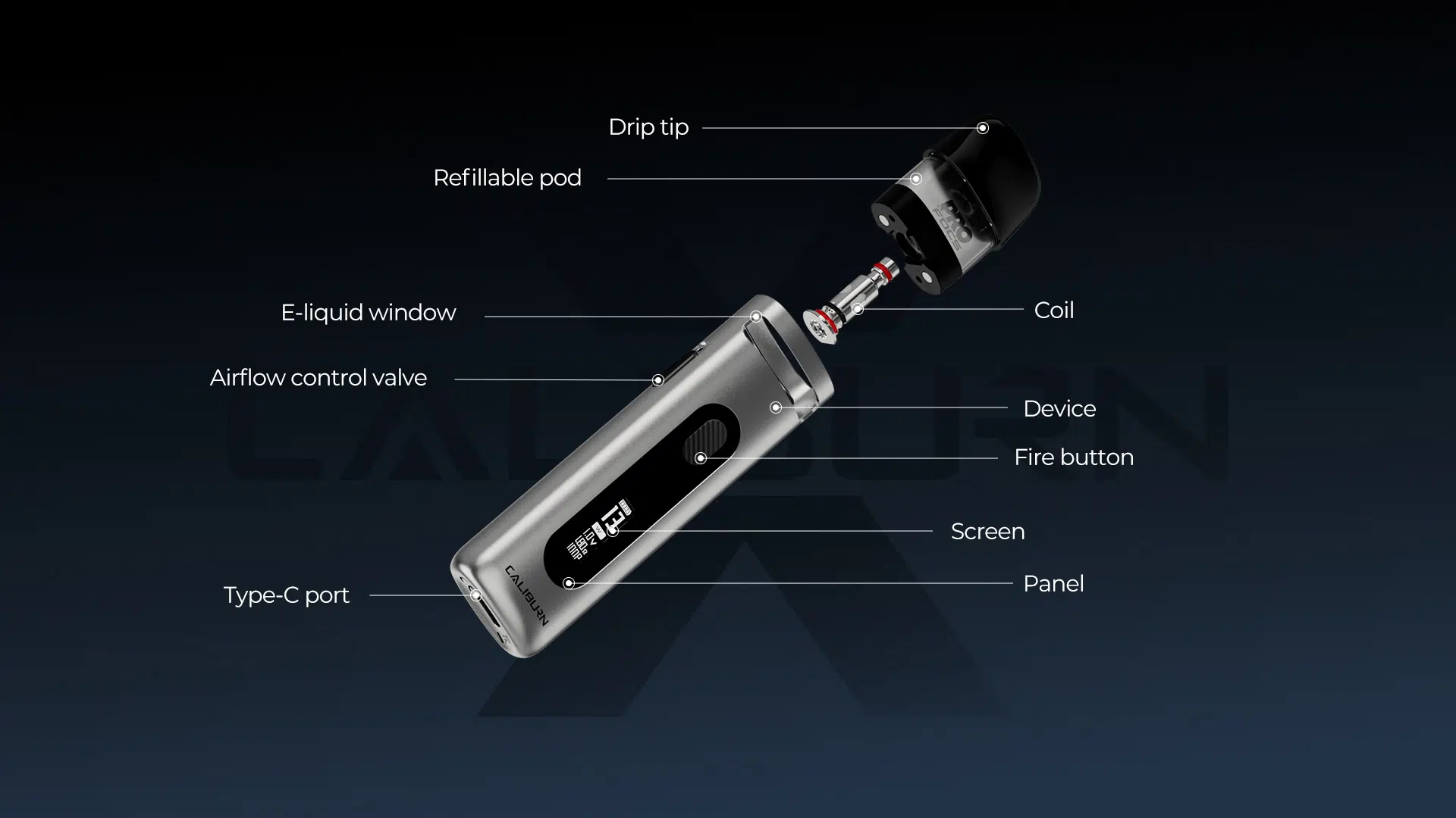 Uwell Caliburn X Pod System Kit 