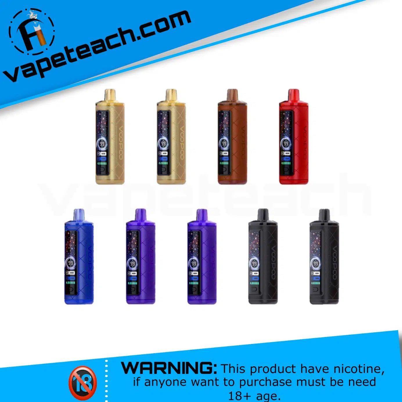 VOOPOO Cloud X 20000 Puffs Disposable Vape