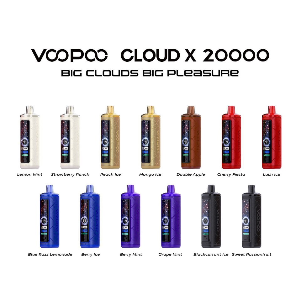 VOOPOO Cloud X 20000 Puffs Disposable Vape