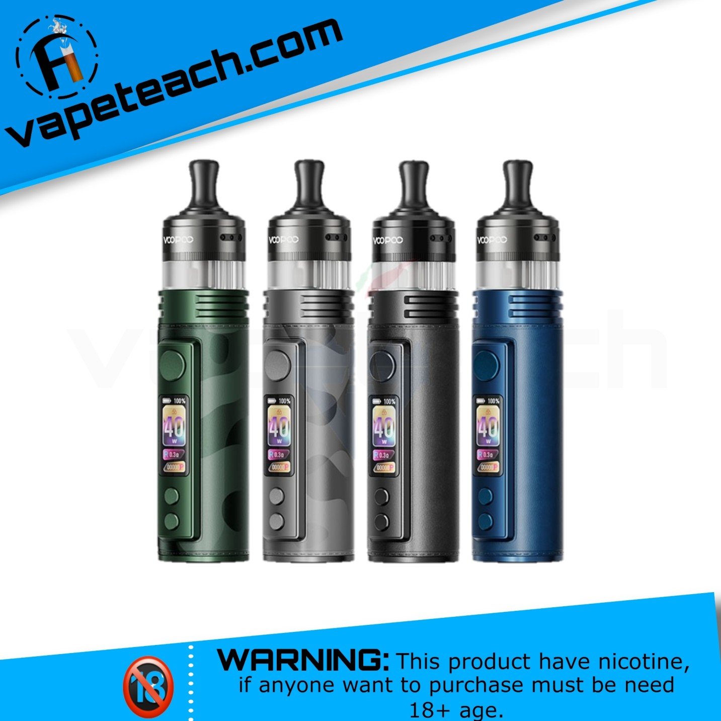 VOOPOO Drag H40 Pro Vape Kit in UAE | 2450mAh