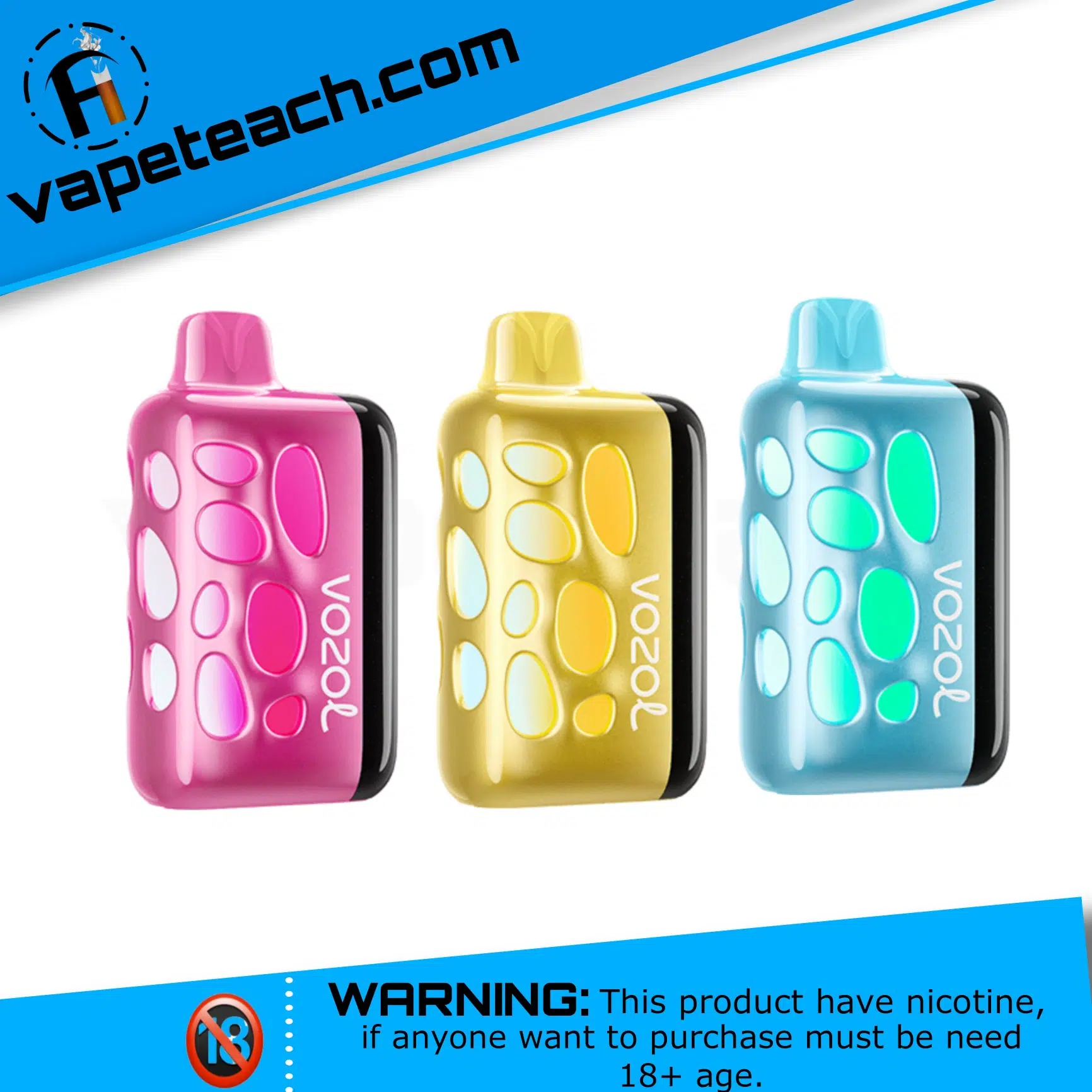 VOZOL Rave 40000 Puffs 50MG Disposable Vape