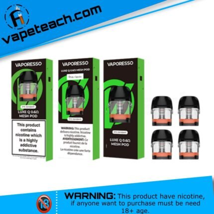 Vaporesso LUXE Q Replacement Pods 4pcs in Dubai, UAE 