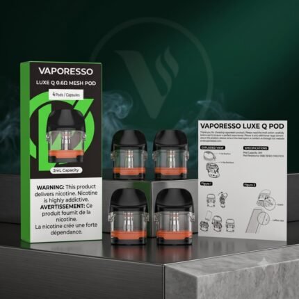 Vaporesso LUXE Q Replacement Pods 4pcs in Dubai, UAE