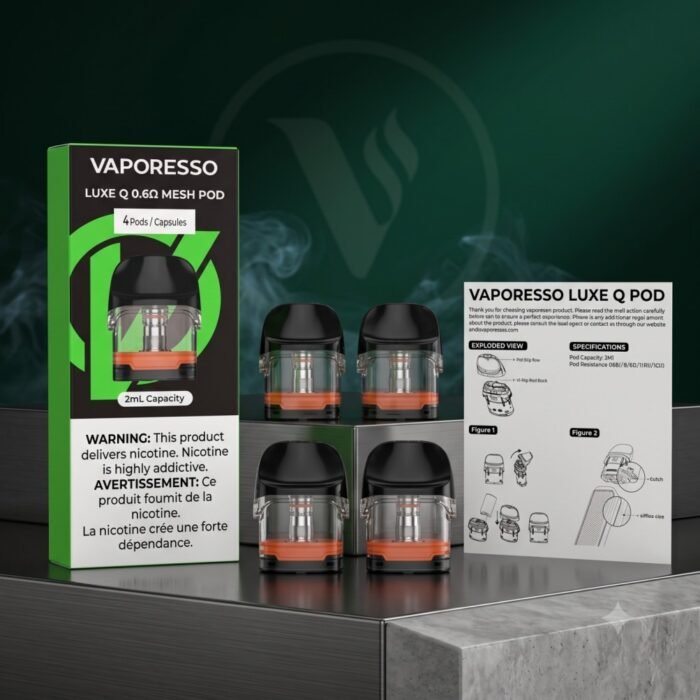 Vaporesso LUXE Q Replacement Pods 4pcs in Dubai, UAE 