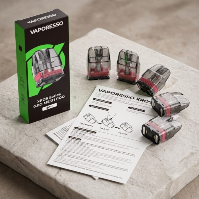 Vaporesso XROS Replacement Pod Cartridge 2ml/3ml – 4pcs Pack in Dubai, UAE 