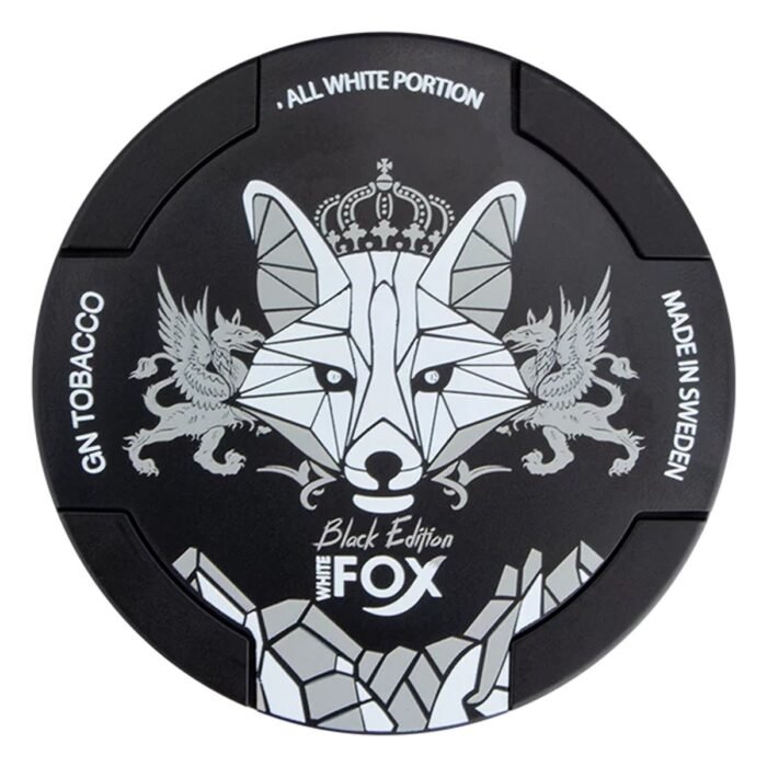 White Fox Nicotine Pouches Black in Dubai