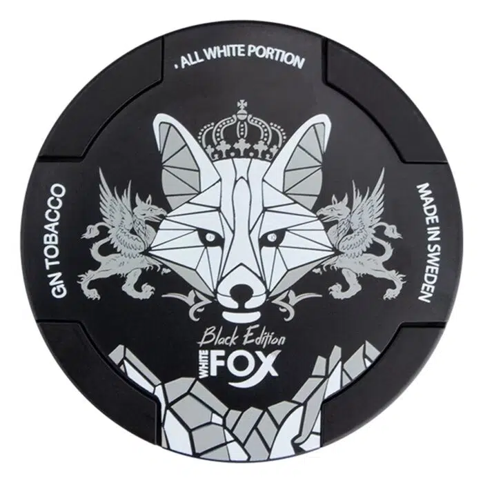 White Fox Nicotine Pouches Black in Dubai