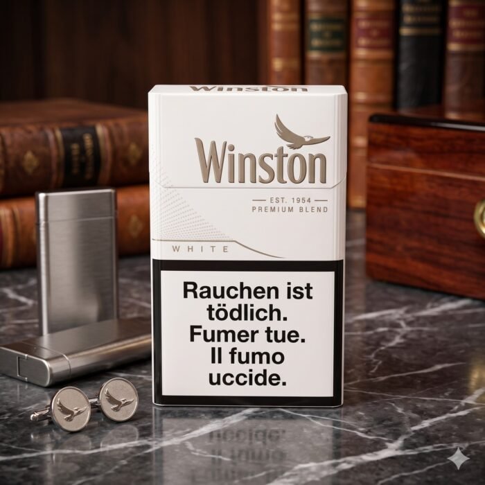 Winston White Cigarettes Premium Tobacco in Dubai, UAE