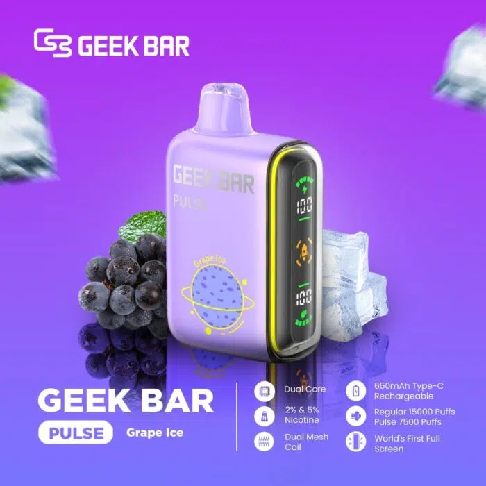 GEEK BAR PULSE 15000 PUFFS DISPOSABLE VAPE