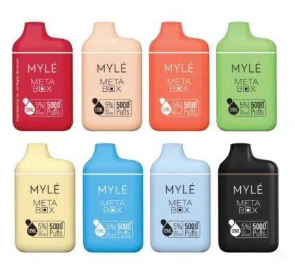 myle meta box 5000 puffs disposable vape