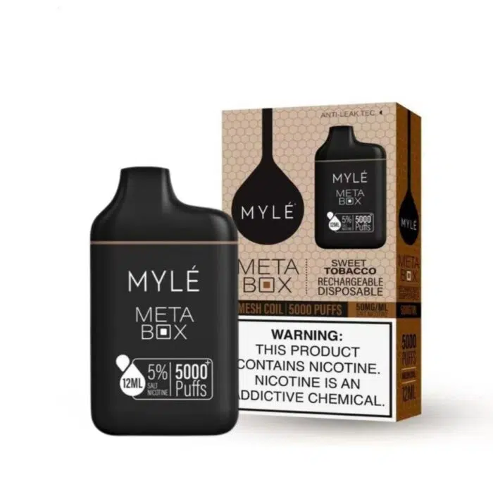 myle meta box 5000 puffs disposable vape
