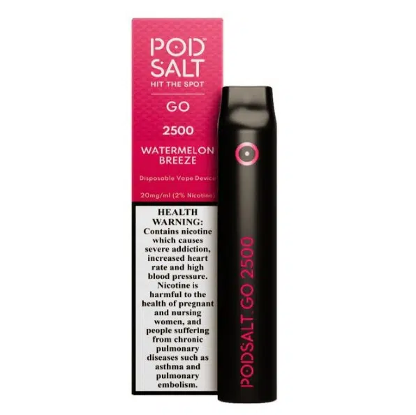pod salt go 2500 puffs disposable vape