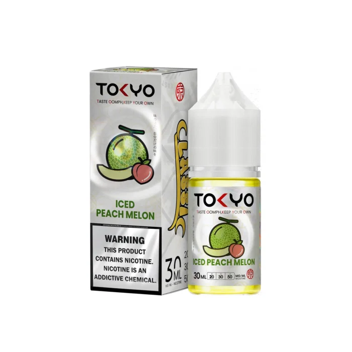 Tokyo Iced Peach Melon Salt Nic E-Liquid 30ML