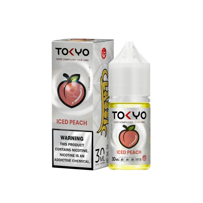 Tokyo Iced Peach Salt Nic E-Liquid 30ML