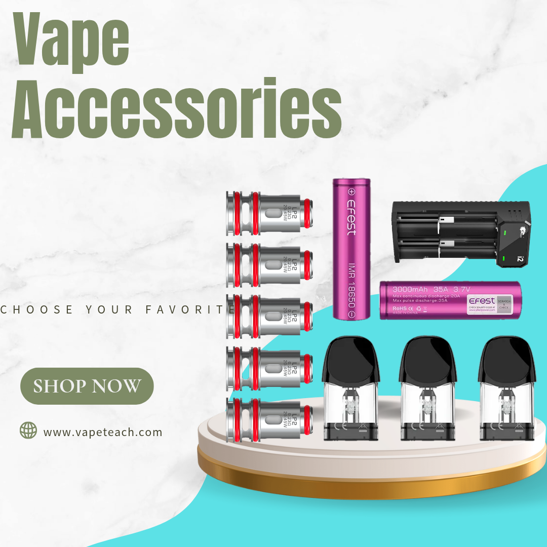 Vape accessories pods, coils, battary